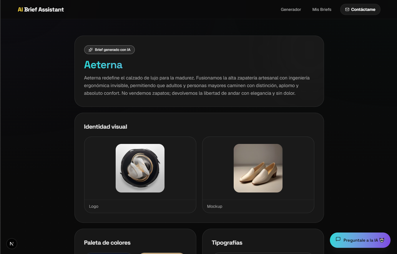 AI Experience & Brand Assistant